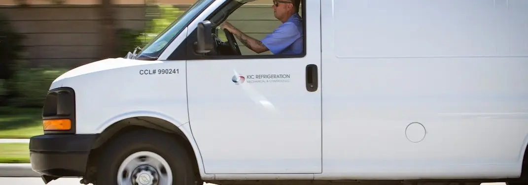 KIC Refrigeration service vehicle serving Inverness area